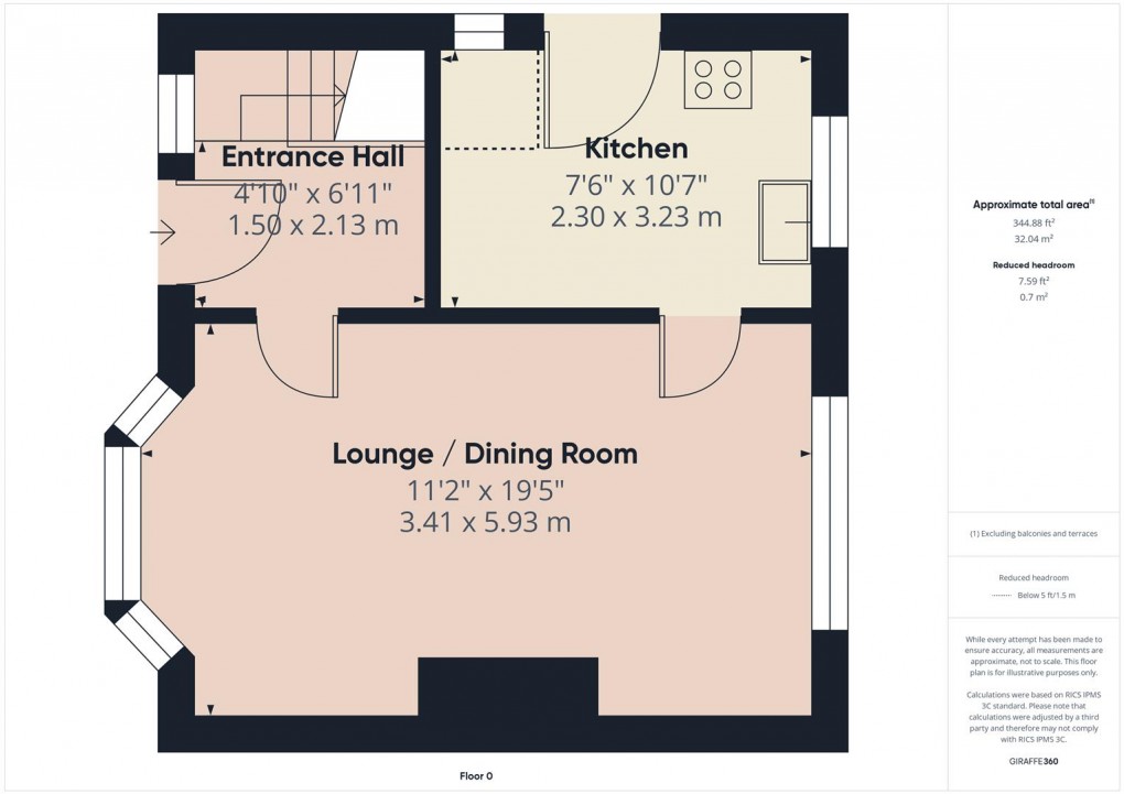 Floorplan for Victoria Park Road, Buxton