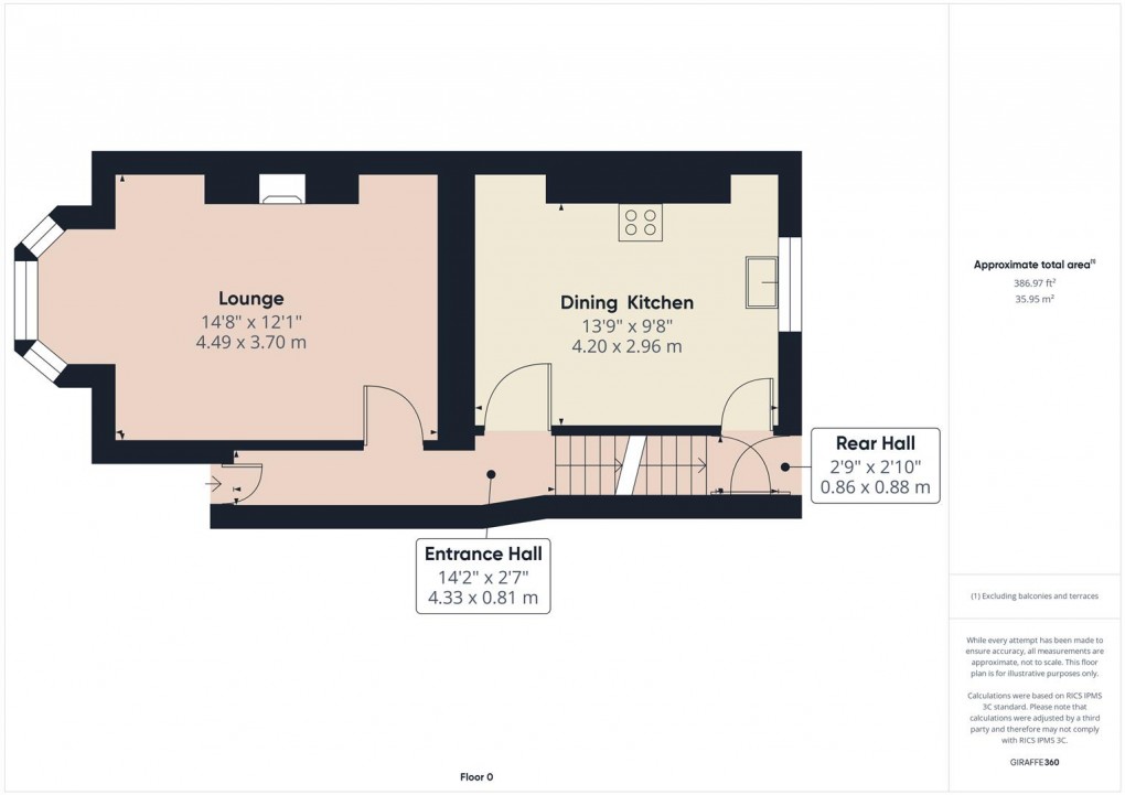 Floorplan for Queens Road, Buxton