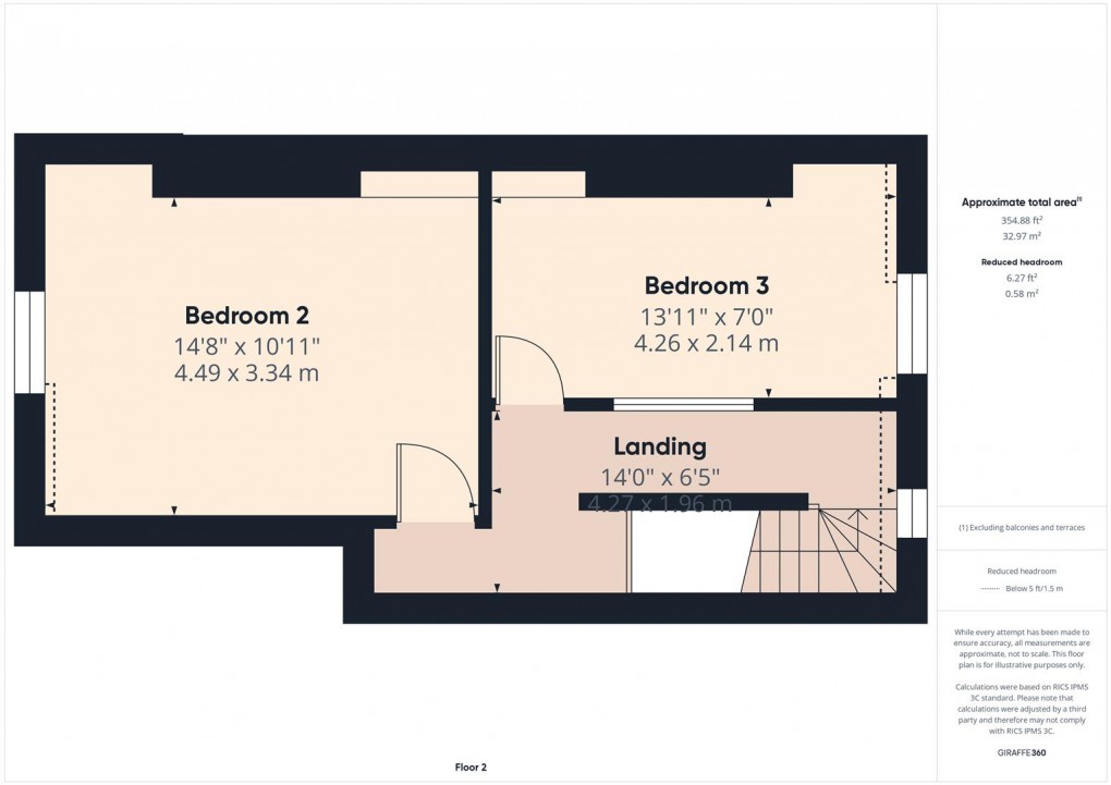 Floorplan for Queens Road, Buxton