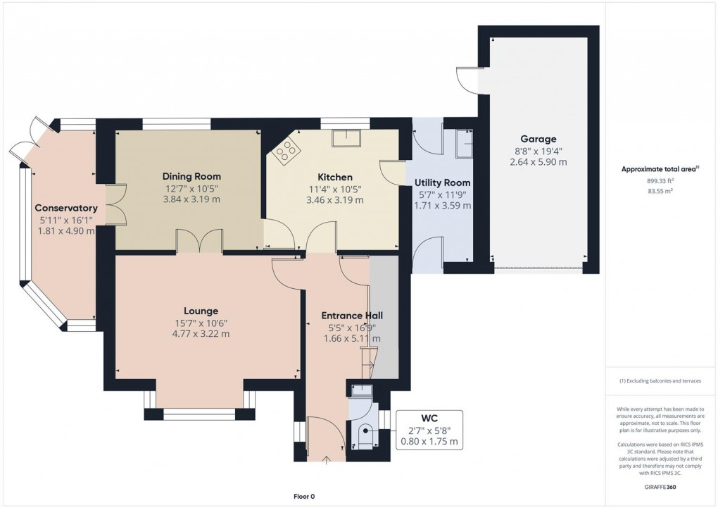 Floorplan for Woodside, Buxton